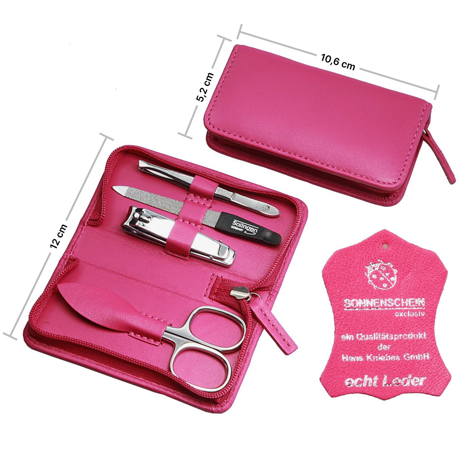 Набір для манікюру 4-предметний дорожній футляр Рожевий, фото №6 Набір для манікюру 4-предметний дорожній футляр Рожевий, фото №6