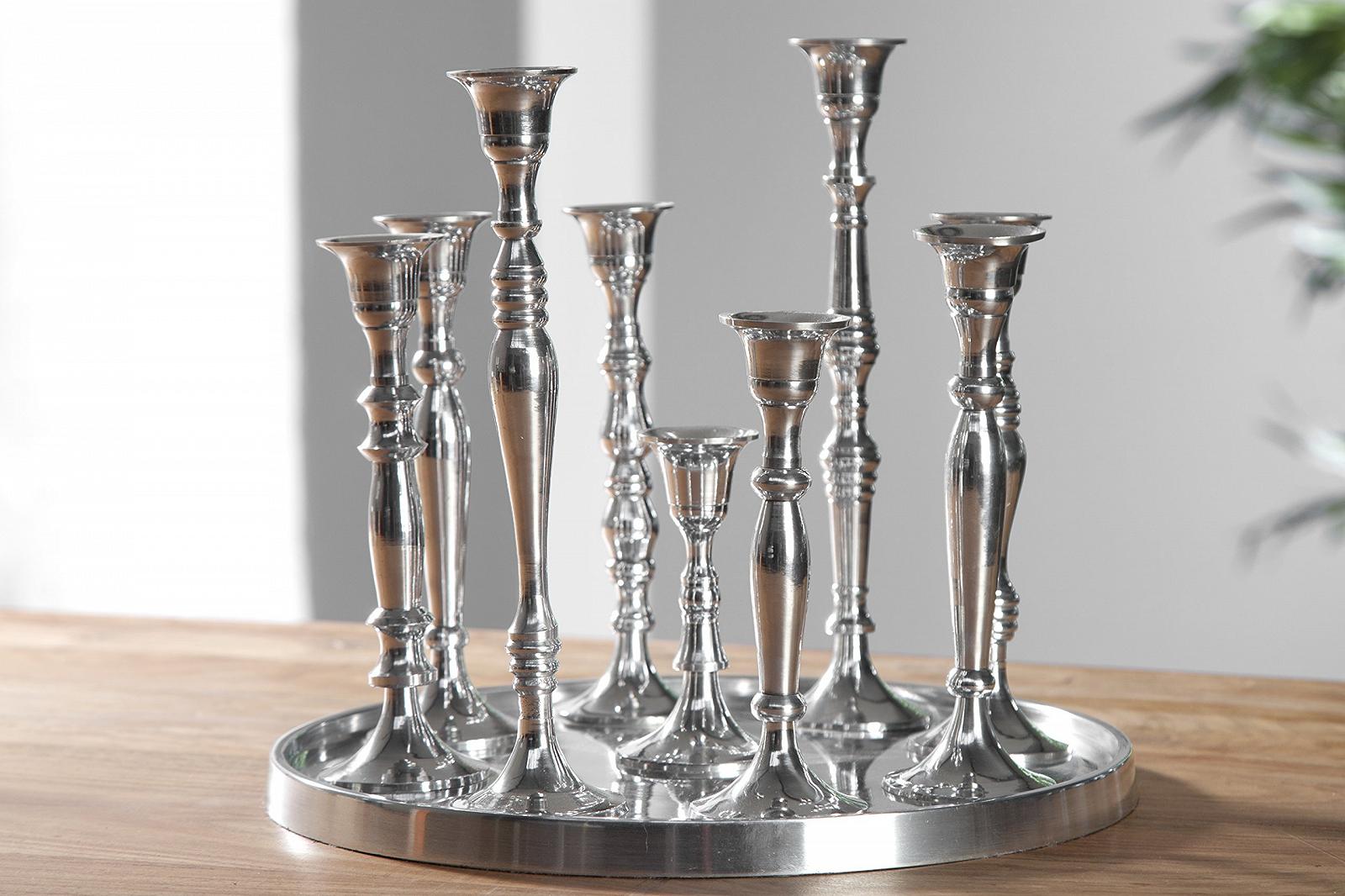 Свічник DuNord Candlestand Base На 9 Свічок Полірований алюміній, фото №2