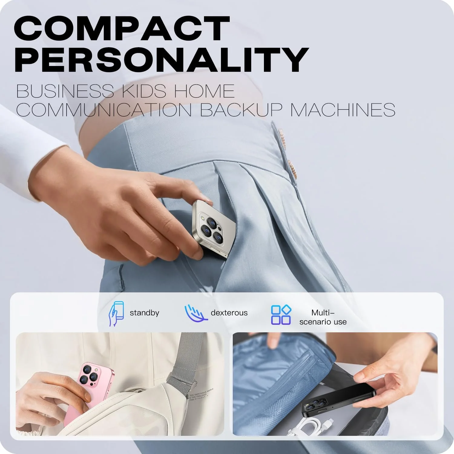 Смартфон XS18 2/16ГБ 3.0" 5.0Мп 900мАг Android 9.0 Blue, фото №4