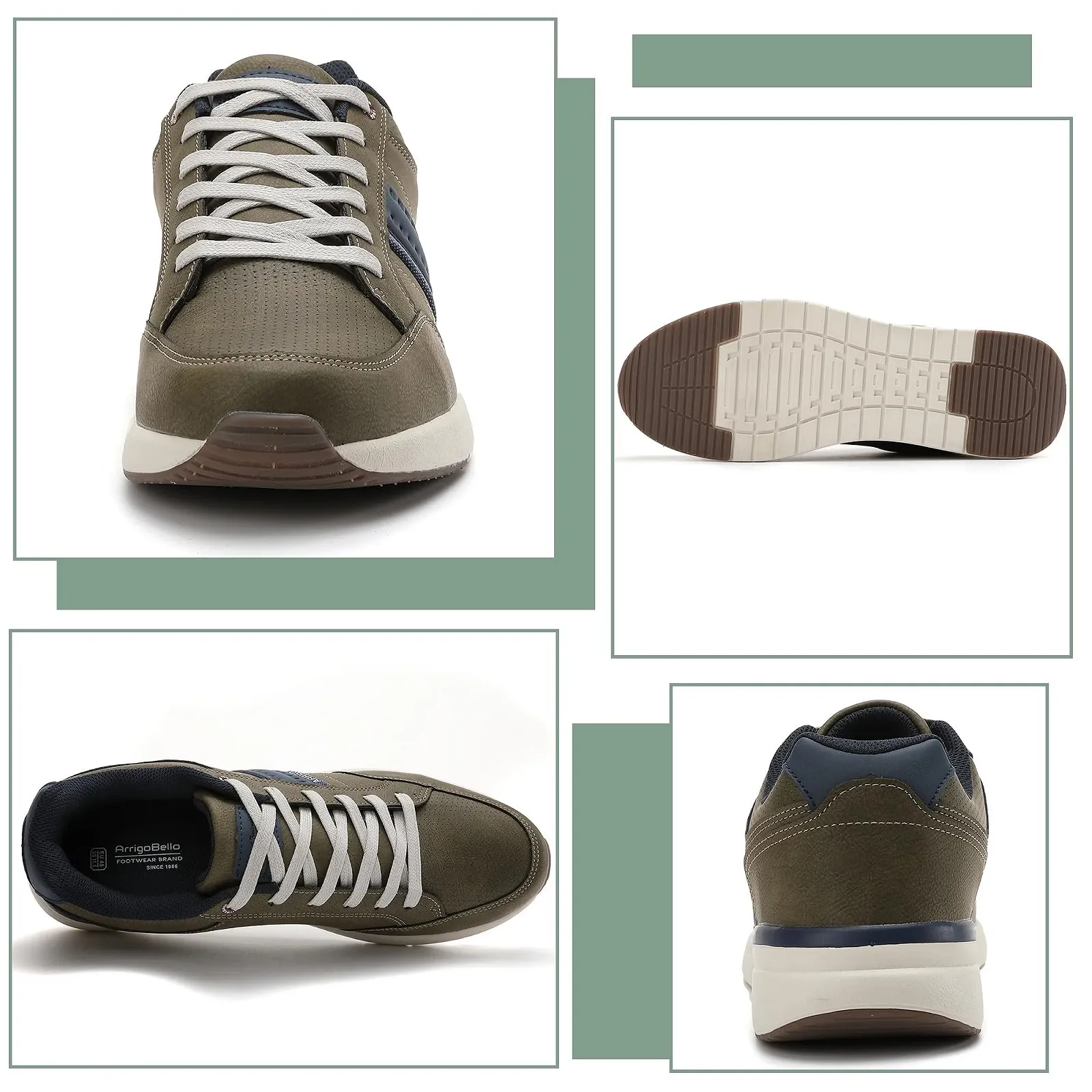 Кросівки ARRIGO BELLO Casual Fashion Non-Slip Lightweight Leather, фото №2