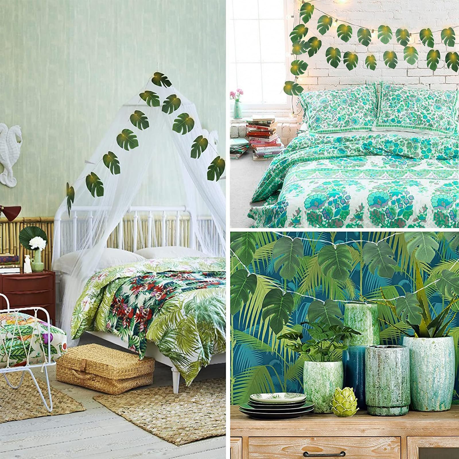 LED Гірлянда ENLACE Palm Leaf 1,5 метри, 10 лампочок, на батарейках, фото №7