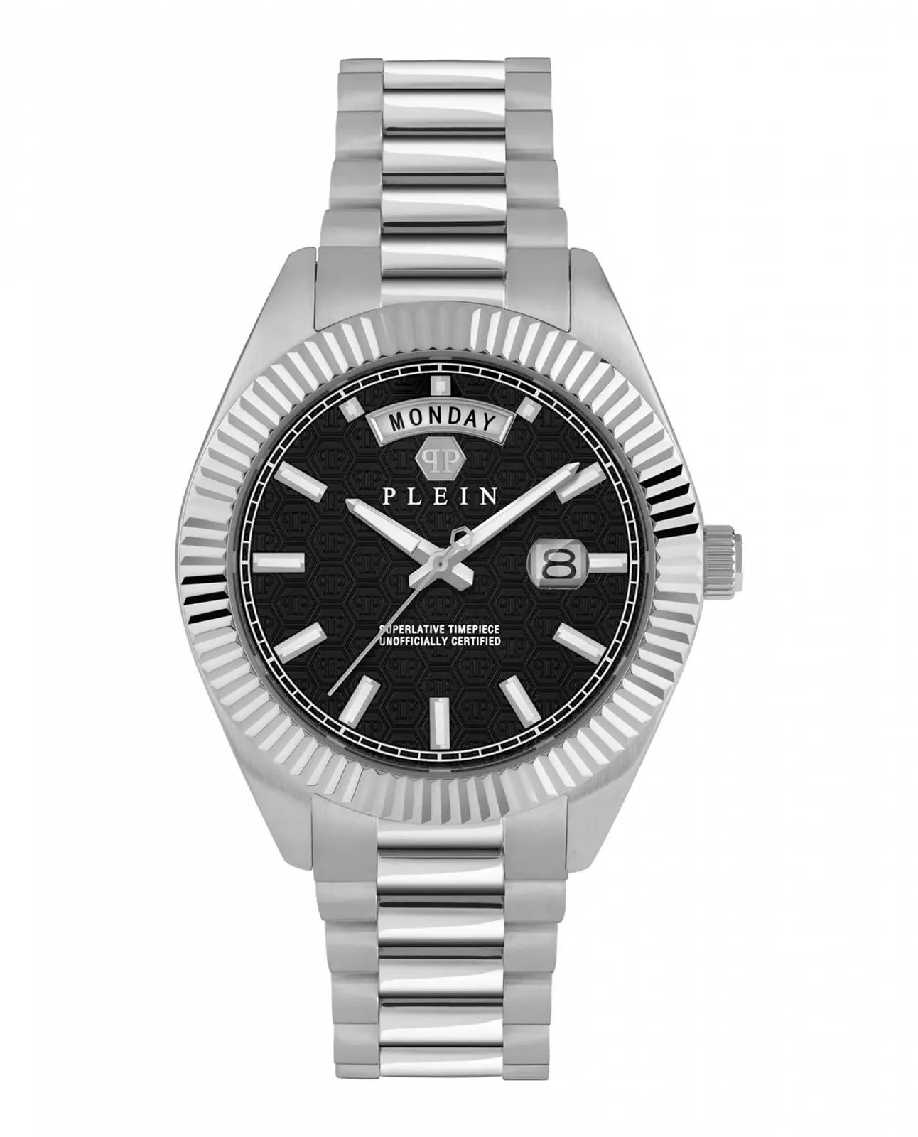 Часы Philipp Plein Date Superlative серебристый PWPNA0824, фото №1 Часы Philipp Plein Date Superlative серебристый PWPNA0824, фото №1