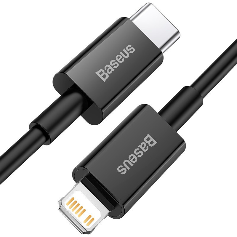 Дата кабель Baseus Superior Series Fast Charging Type-C to Lightning PD 20W 1m CATLYS-A, фото №2