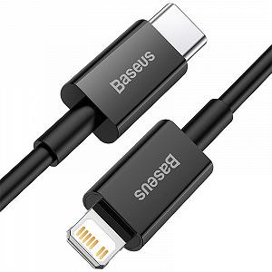 Дата кабель Baseus Superior Series Fast Charging Type-C to Lightning PD 20W 1m CATLYS-A synthetic.ua - Фото 1