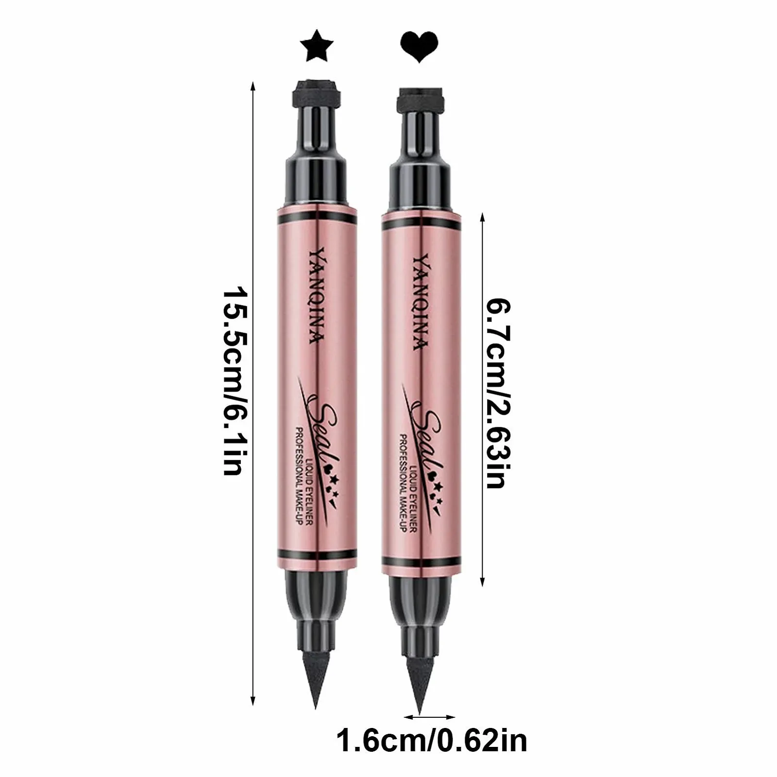 Подводка-штамп Mimoqk Серия Heart Eye Liner, фото №6