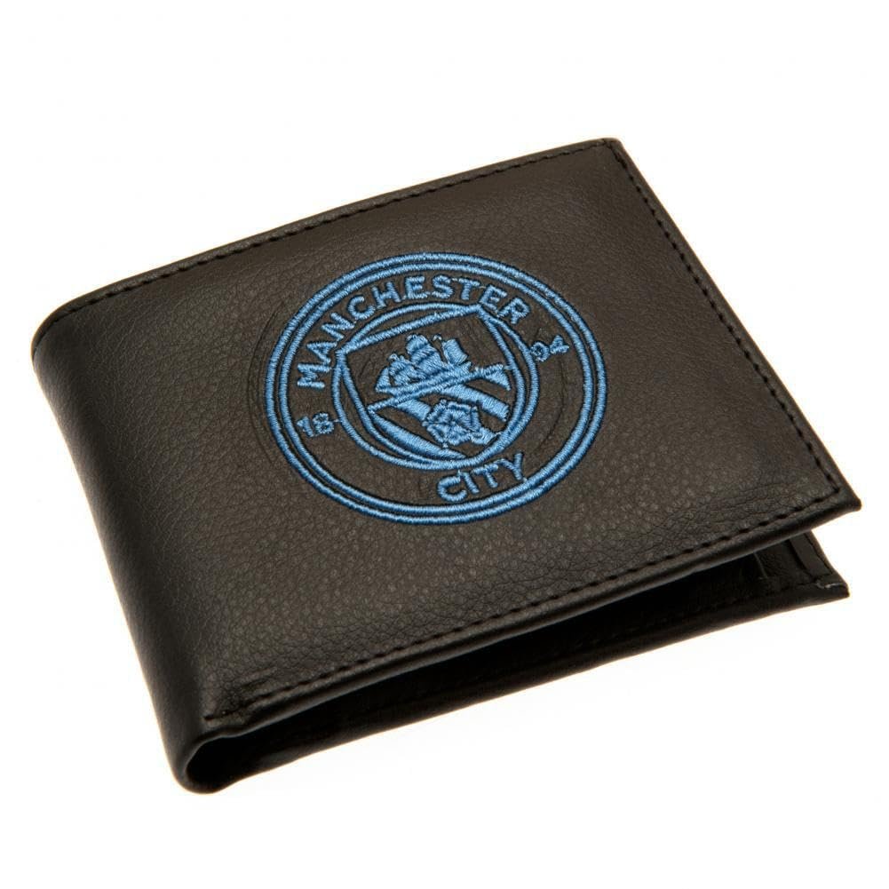 Гаманець Manchester City Crest Embroidered PU Leather, фото №1