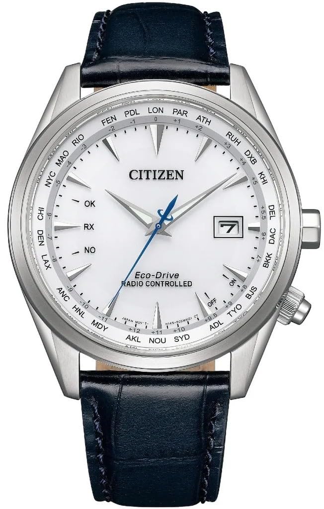 Чоловічий аналоговий годинник CITIZEN Classic CB0270-10A з шкіряним ремінцем, фото №1 Чоловічий аналоговий годинник CITIZEN Classic CB0270-10A з шкіряним ремінцем, фото №1