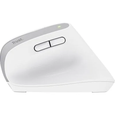 Мышка Trust Bayo+ Ergonomic Wireless/Bluetooth White (25399), фото №4 Мышка Trust Bayo+ Ergonomic Wireless/Bluetooth White (25399), фото №4