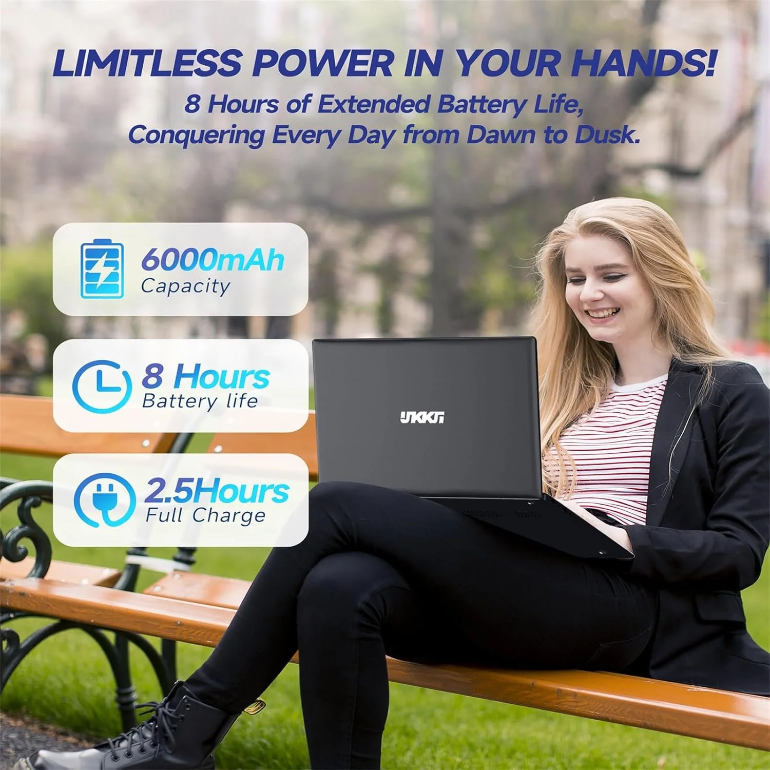 Ноутбук 17.3" IJKKJI 1732N-8 Intel Celeron N5095 RAM 8GB SSD 512GB Windows 11 (UKR), фото №7