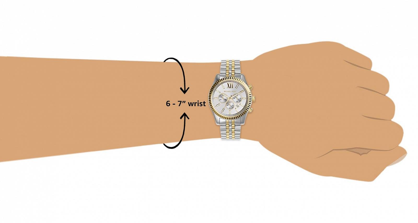 Чоловічий годинник MICHAEL KORS Lexington 45 мм, кварцовий хронограф, браслет з нержавіючої сталі, фото №10