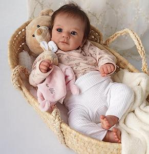 Лялька Zero pam Reborn Baby Girl 48 см 19 Inch Reborn Dolls Силікон Волосся - Фото 1