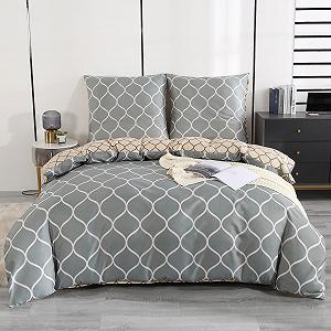 Постільна білизна Moosfor, 4 предмети, мікрофібра, 135 x 200 см, наволочки 80 x 80 см, Morocco - Фото 1