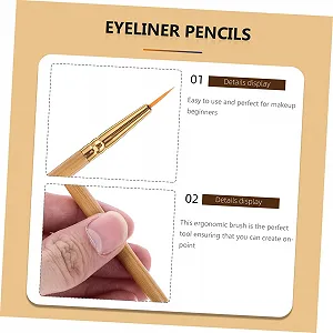 Підводка Beavorty, косметична, бамбукова кисть, двостороння кисть, кутова кисть synthetic.ua - Фото 1