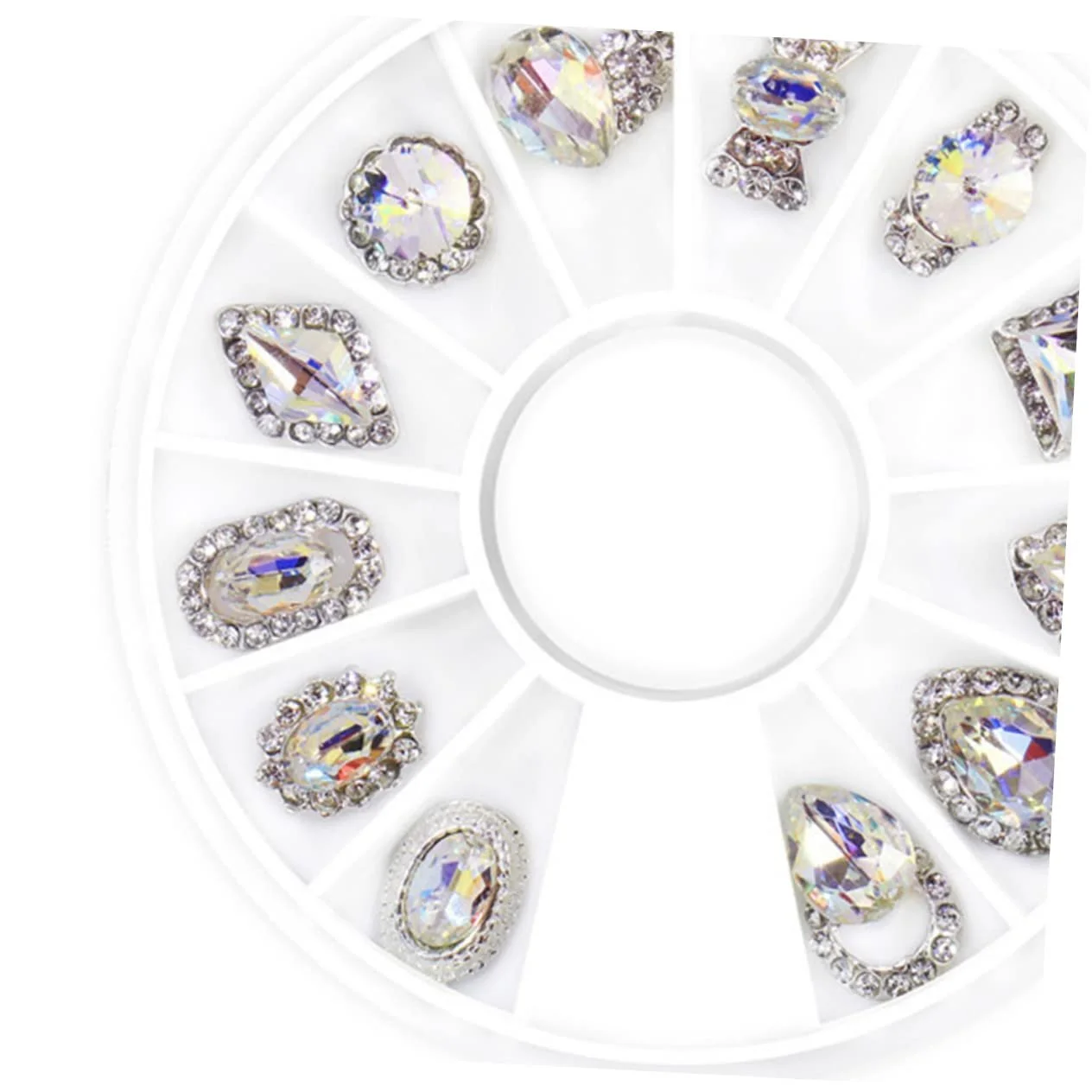 Стразы Стекло FRCOLOR 2 упаковки Наклейки для ногтей 3D Аксессуары для ногтей Украшения для маникюра, фото №3