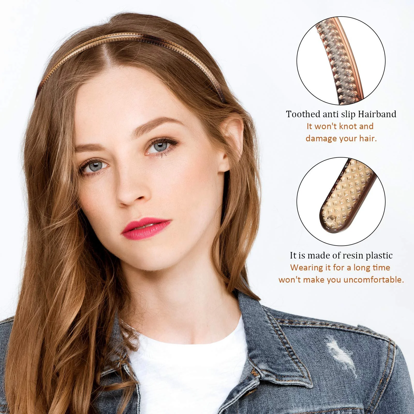 Обруч Пластиковий Тонкий З Зубцями, фото №3