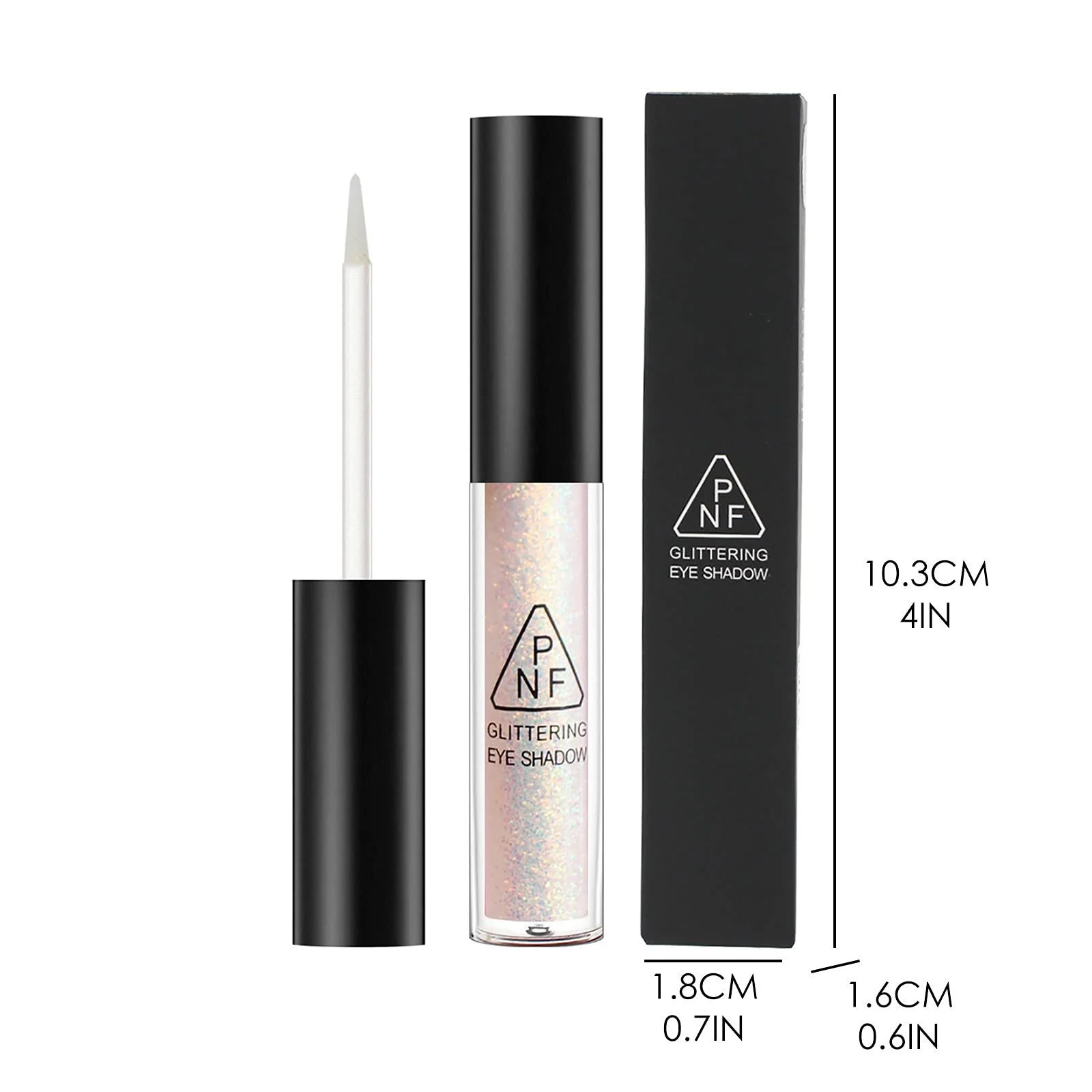 Тени для глаз Colourful Жидкая Блестящая Водостойкая Золотой Кристалл, фото №5