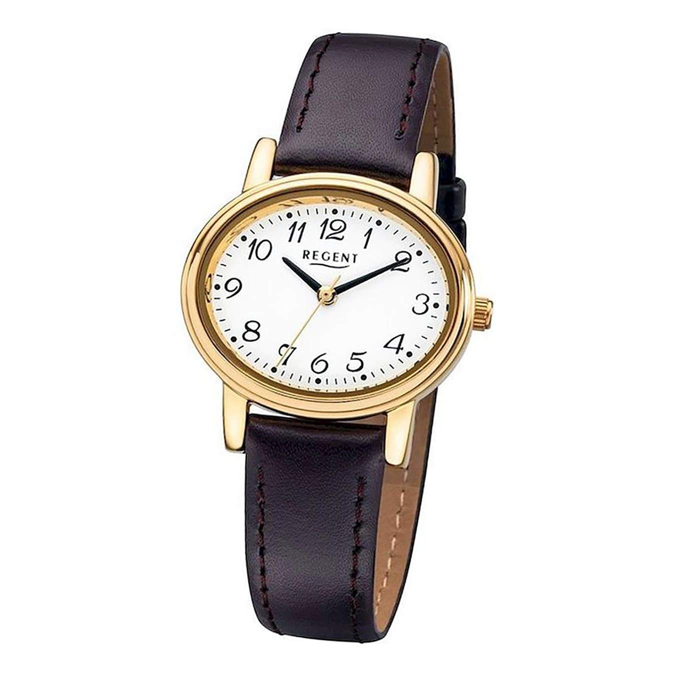 Женские наручные часы Regent Коллекция с кожаным ремешком D1URF577, коричневый ремешок, фото №1 Женские наручные часы Regent Коллекция с кожаным ремешком D1URF577, коричневый ремешок, фото №1