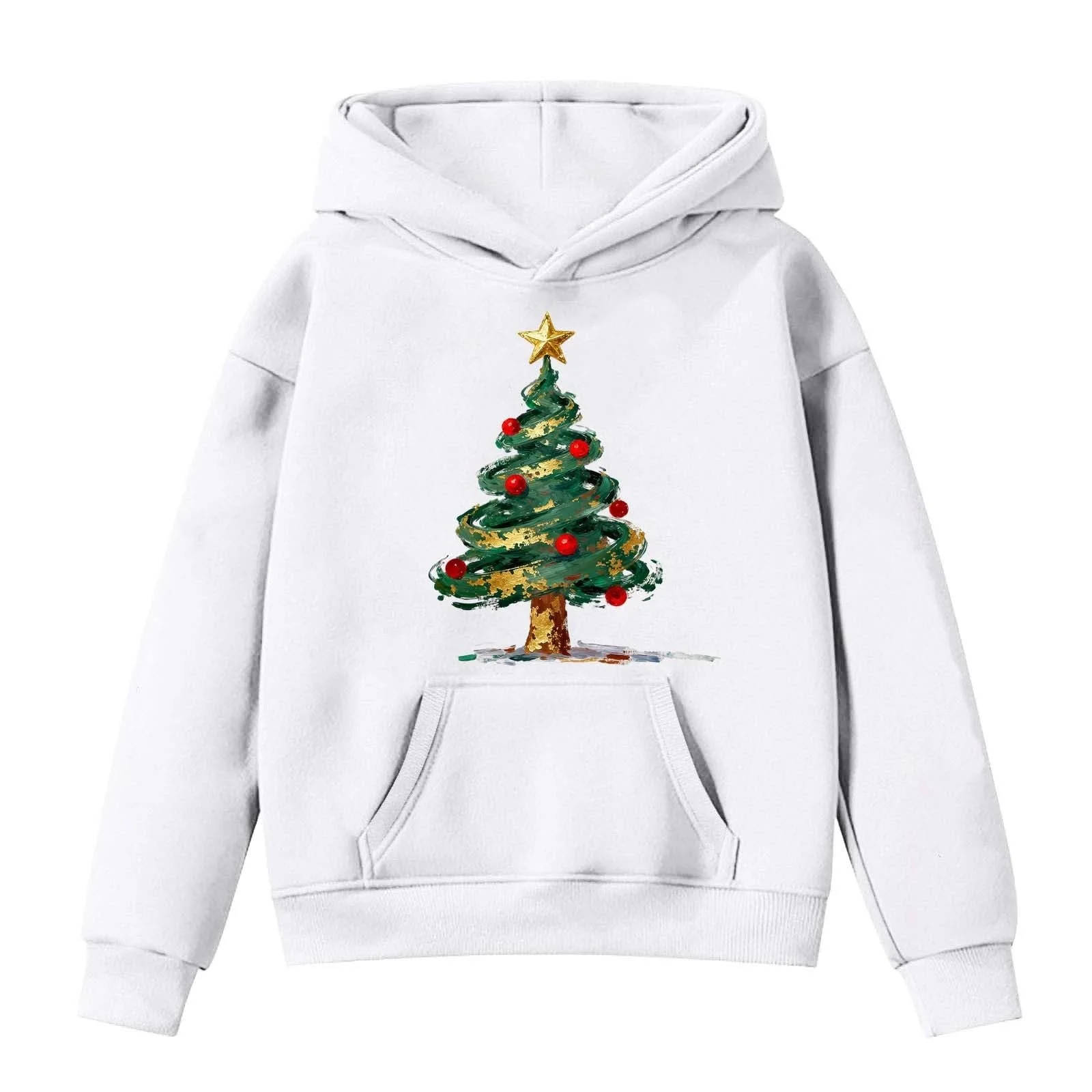 Світшот для дівчаток, Толстовка з капюшоном з принтом, фото №4