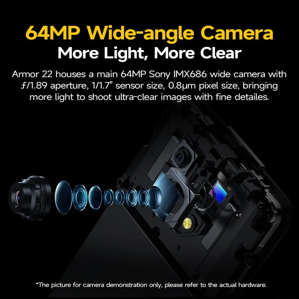 Смартфон Ulefone Armor 22 16/128GB Black, фото №4