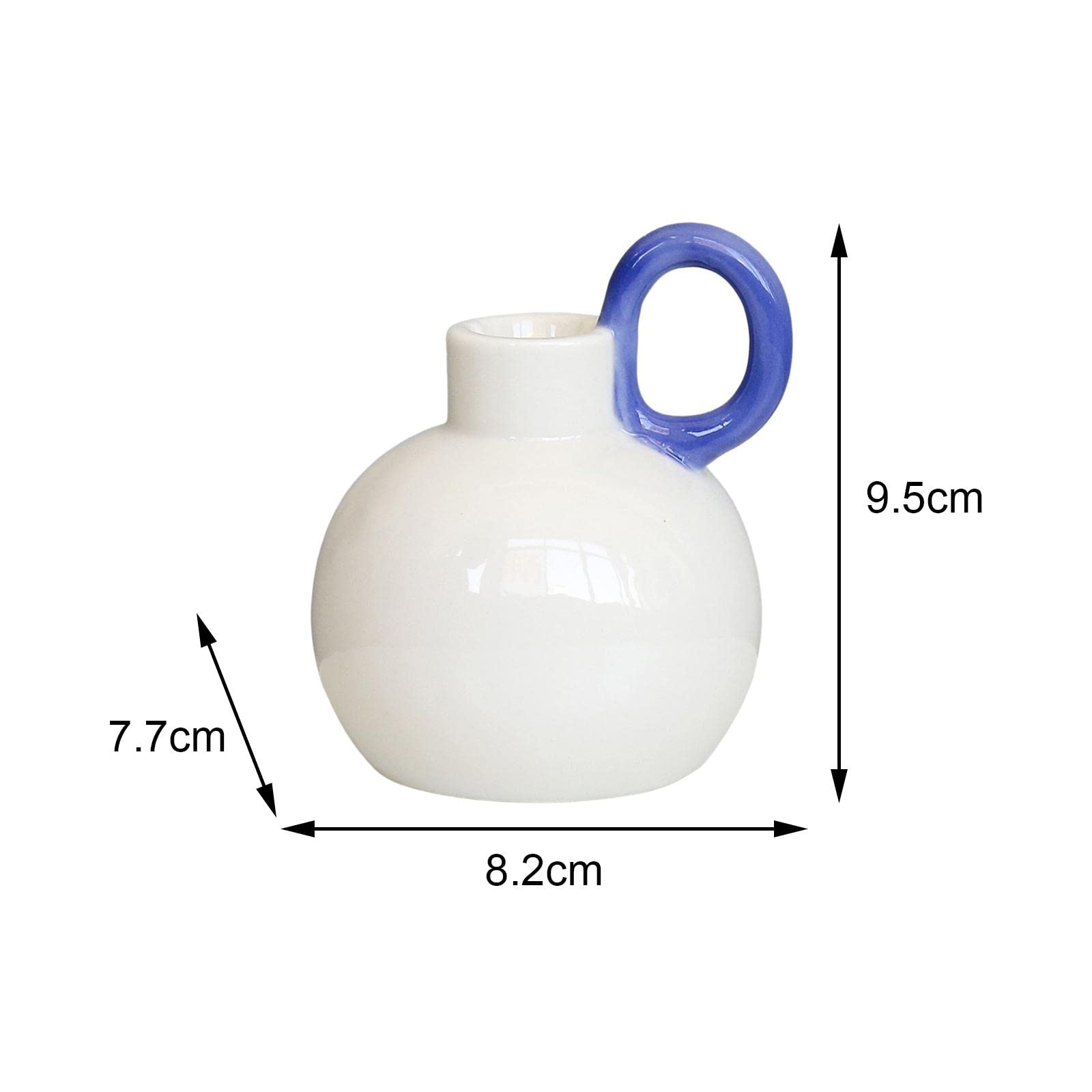 Підсвічник Sharplace Ceramic для готелю вечірки Нового року синій, фото №4 Підсвічник Sharplace Ceramic для готелю вечірки Нового року синій, фото №4