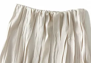 Спідниця Valin A-силуету Плісирована Однотонна synthetic.ua - Фото 1