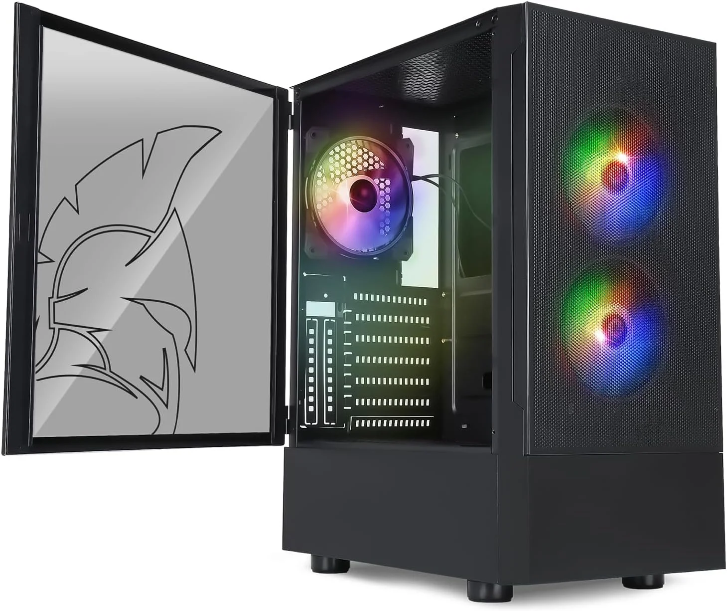 Корпус для ПК EMPIRE GAMING Sapphire / ARGB / без БЖ / Чорний, фото №1
