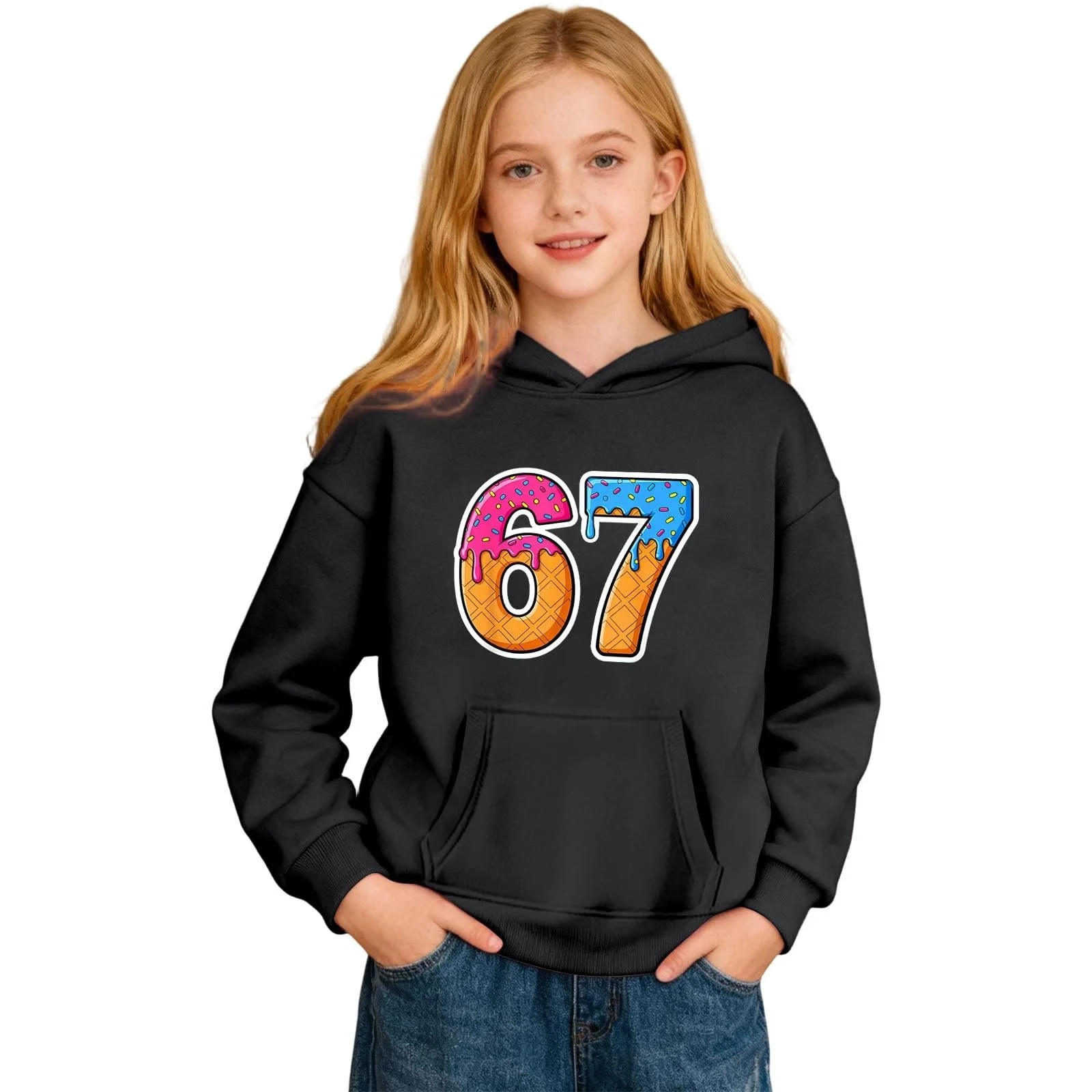 Худи 67 Prints Теплый 152, фото №5