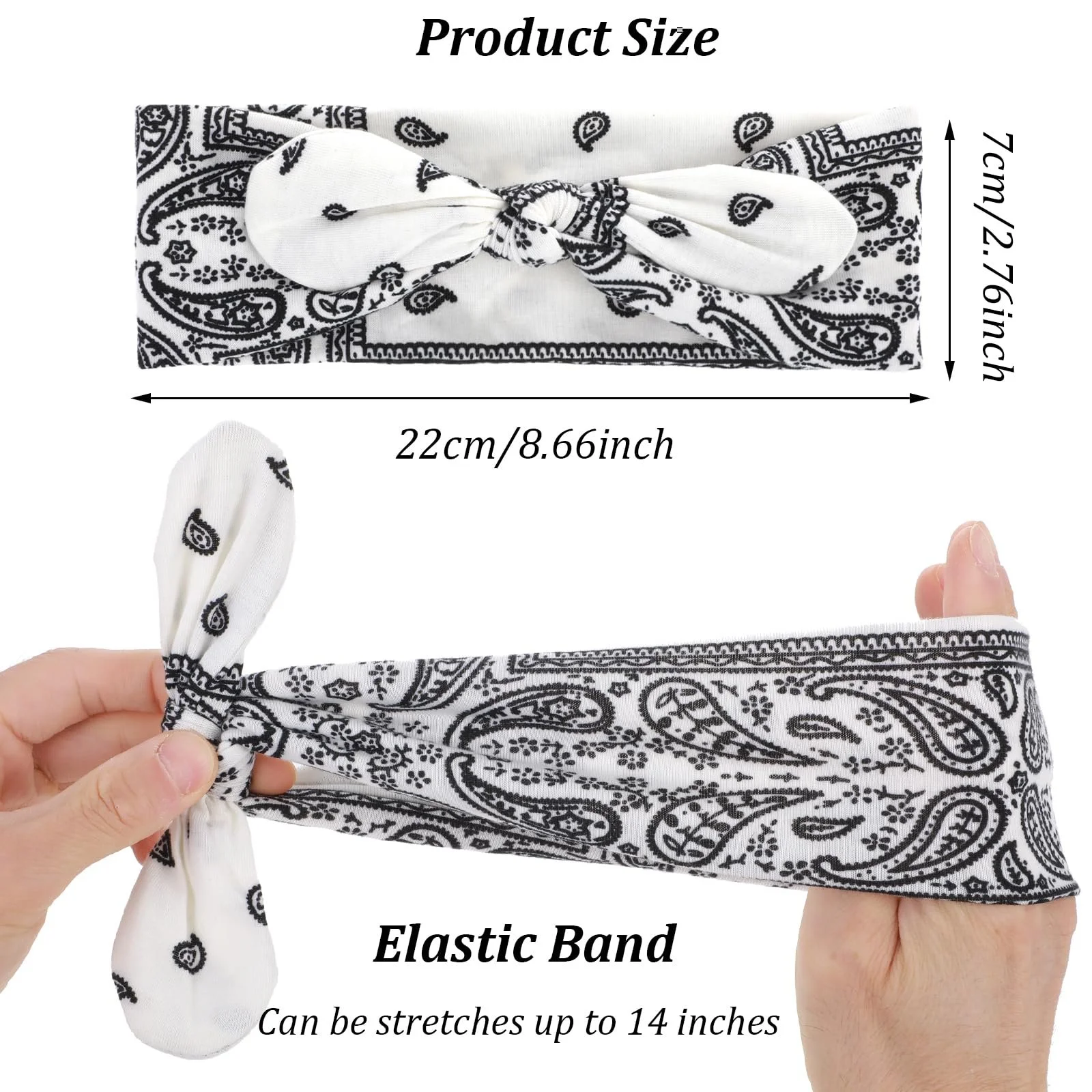 Пов'язка на голову з бантом JIEAYO, фото №3