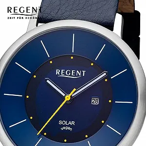 Годинник REGENT чоловічий аналоговий сонячний synthetic.ua - Фото 1