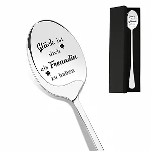 Ложка для подруги с гравировкой, подарок девушке на день рождения - Фото 1