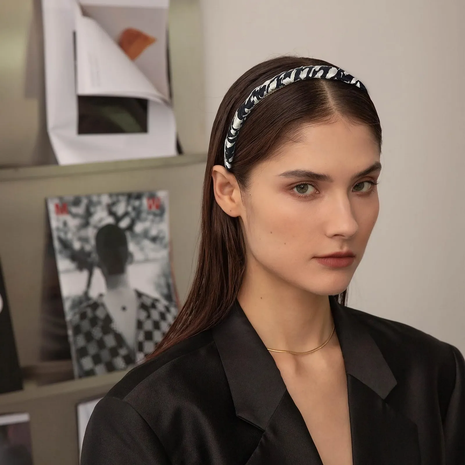 Набір з 5 обручів для волосся для дівчат та жінок, фото №5