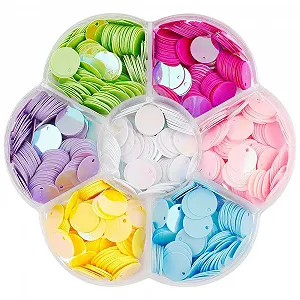 Блестки Круглые 10 мм для украшения вечеринок S1-10 мм - Фото 1