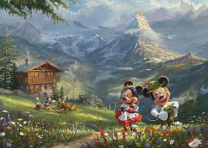 Купить Пазл Schmidt Spiele Thomas Kinkade Disney Mickey & Minnie in the Alps 59938 1000 деталей разноцветный - Фото 1 Пазл Schmidt Spiele Thomas Kinkade Disney Mickey & Minnie in the Alps 59938 1000 деталей разноцветный - Фото 1