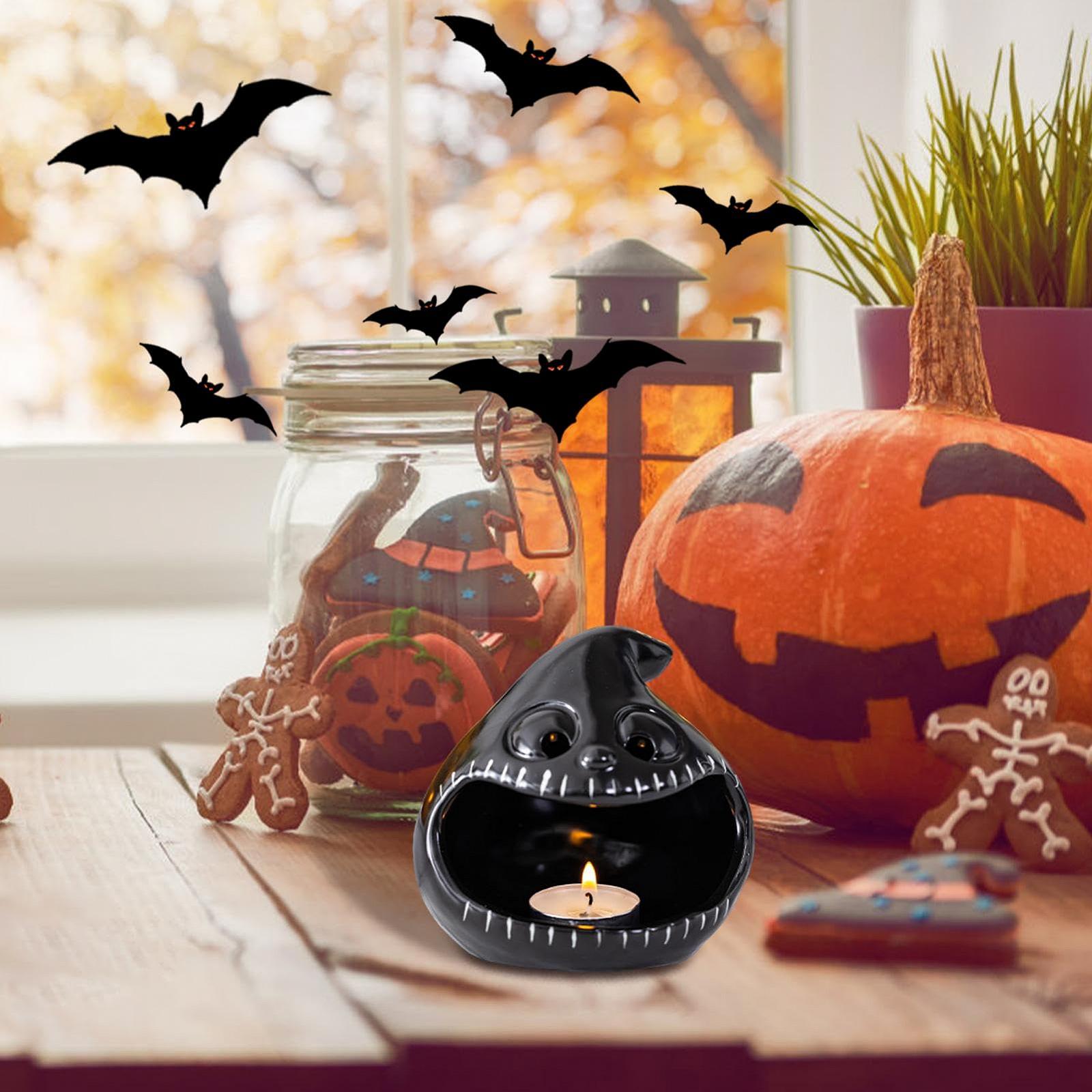 Свічник Sunlit Halloween Ceramic Ghost, фото №2 Свічник Sunlit Halloween Ceramic Ghost, фото №2