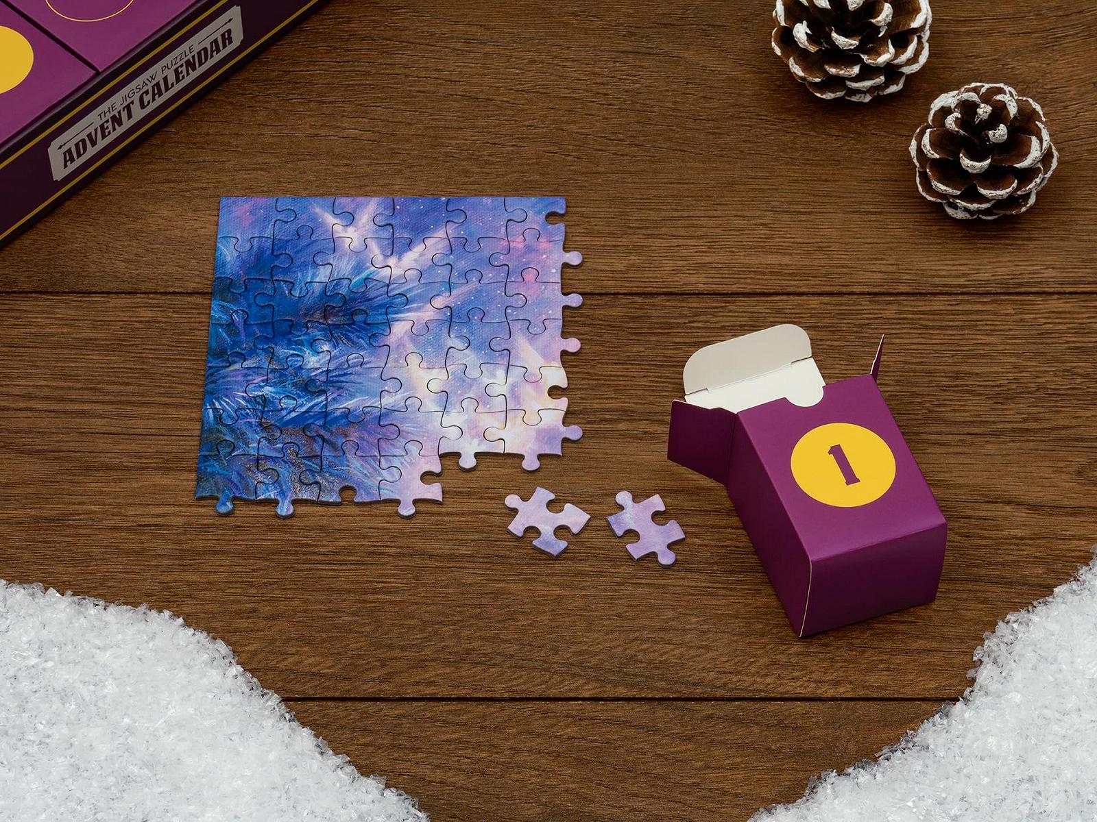 Пазл-адвент-календар The Original 2025 Nativity Scene 1008 елементів 24 коробки Abraham Hunter, фото №3