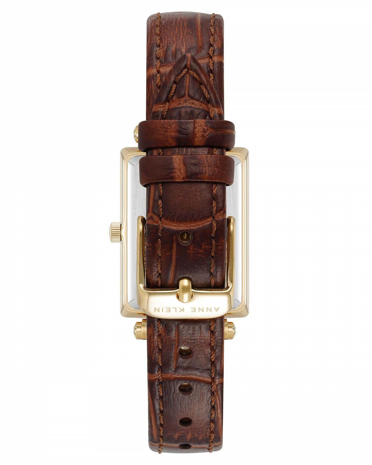 Жіночий годинник Anne Klein Шкіряний ремінець Croco-Grain AK/5152, фото №3
