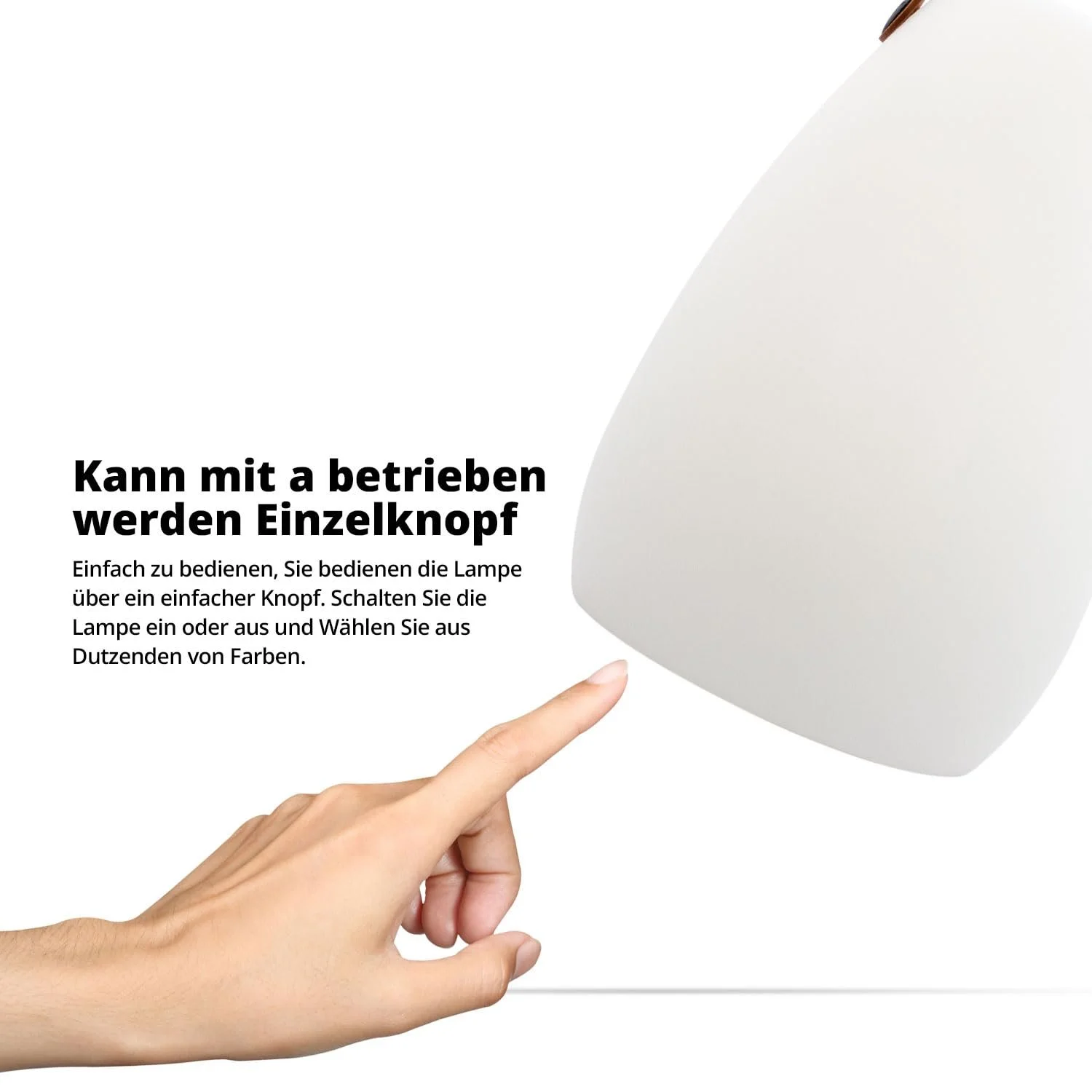 Настольная лампа FLINQ Coco LED Battery RGB 12 x 26 см, фото №6