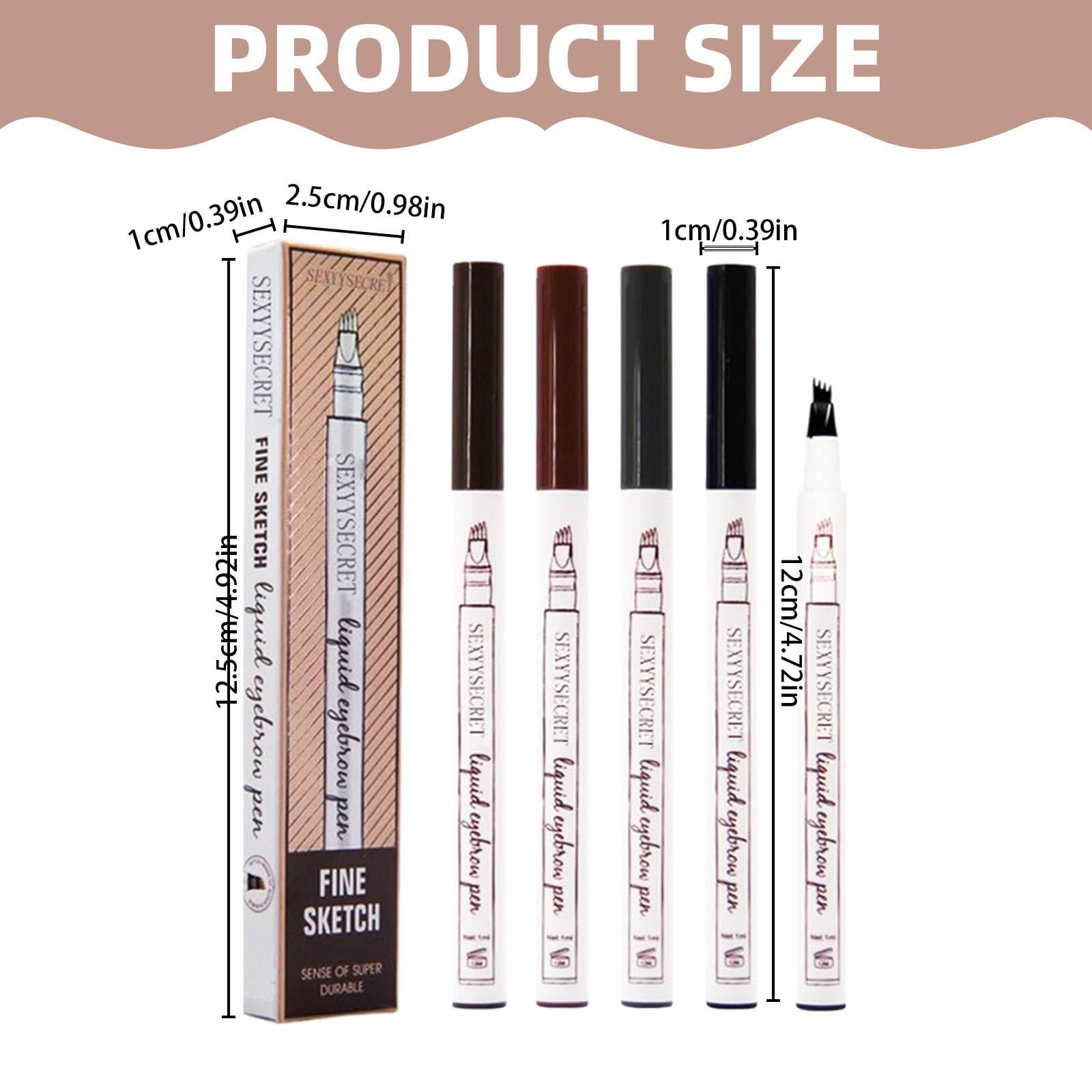 Гель для бровей Applikator in Gabelform Прозрачный 1.5 мл Augenbrauen Former Кофе Один размер, фото №4 Гель для бровей Applikator in Gabelform Прозрачный 1.5 мл Augenbrauen Former Кофе Один размер, фото №4