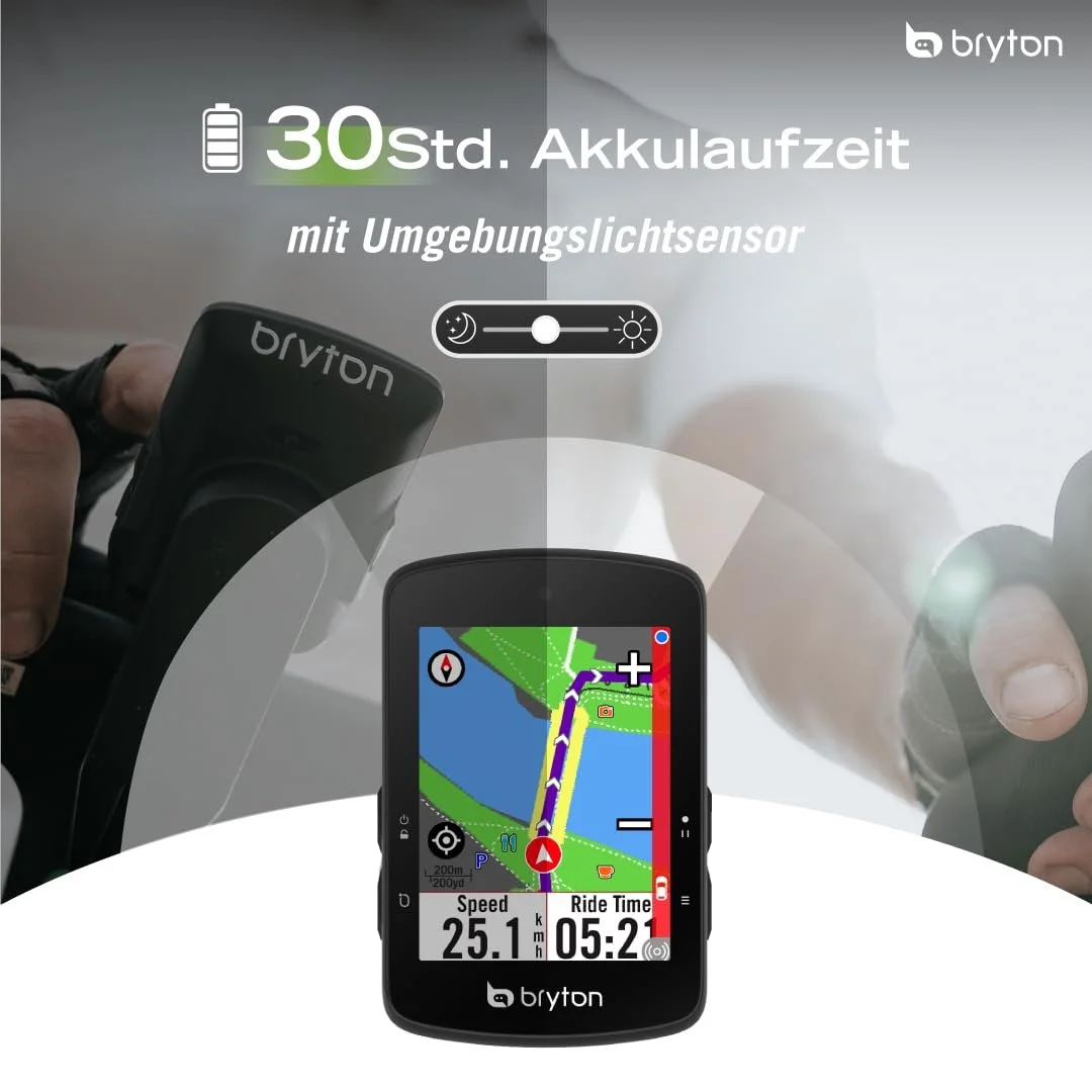 Велокомпьютер Bryton Rider S510 GPS 2.8" LCD Touch Screen 30 часов Цветной, фото №4