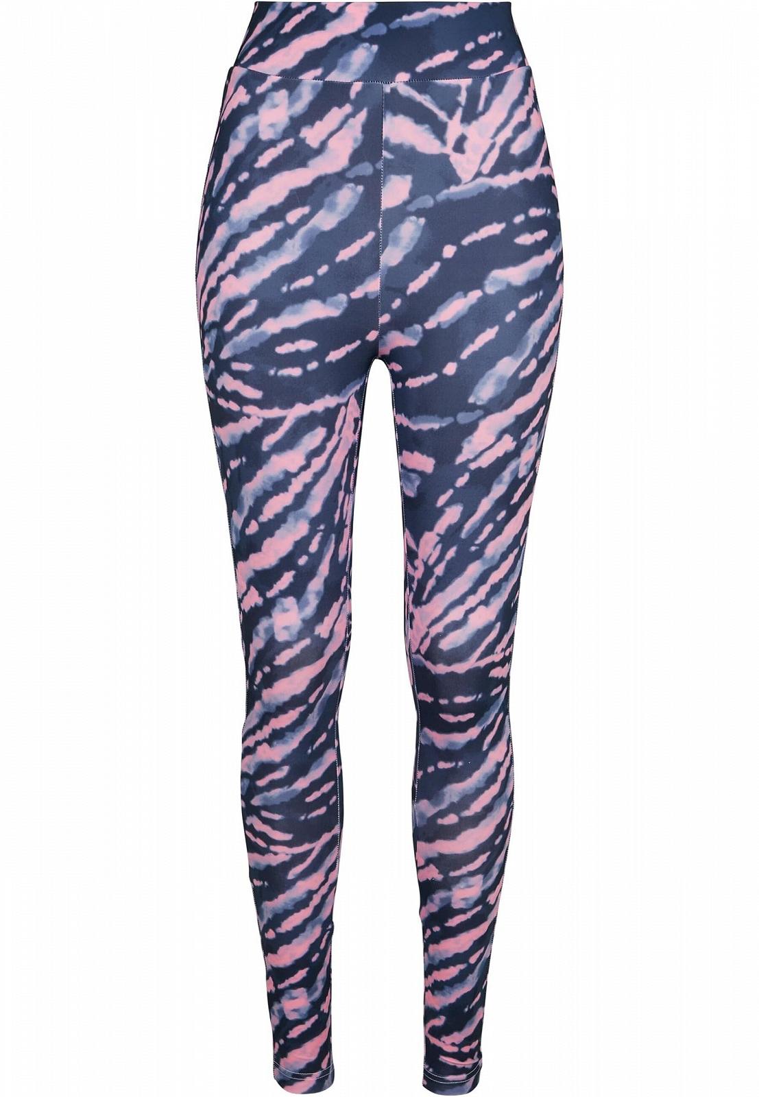 Леггинсы Urban Classics Женские Ladies High Waist Tie Dye Classic, фото №1