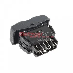 Перемикач склопідйомника METZGER 0916390 для RENAULT DACIA, центральна консоль synthetic.ua - Фото 1