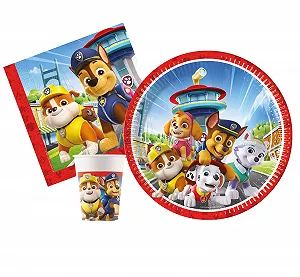 Набір посуду для вечірки Люди Ciao Paw Patrol Rescue Heroes AZ090 23 см 200 мл 33 x 33 см Багатобарвний (88 шт.) - Фото 1