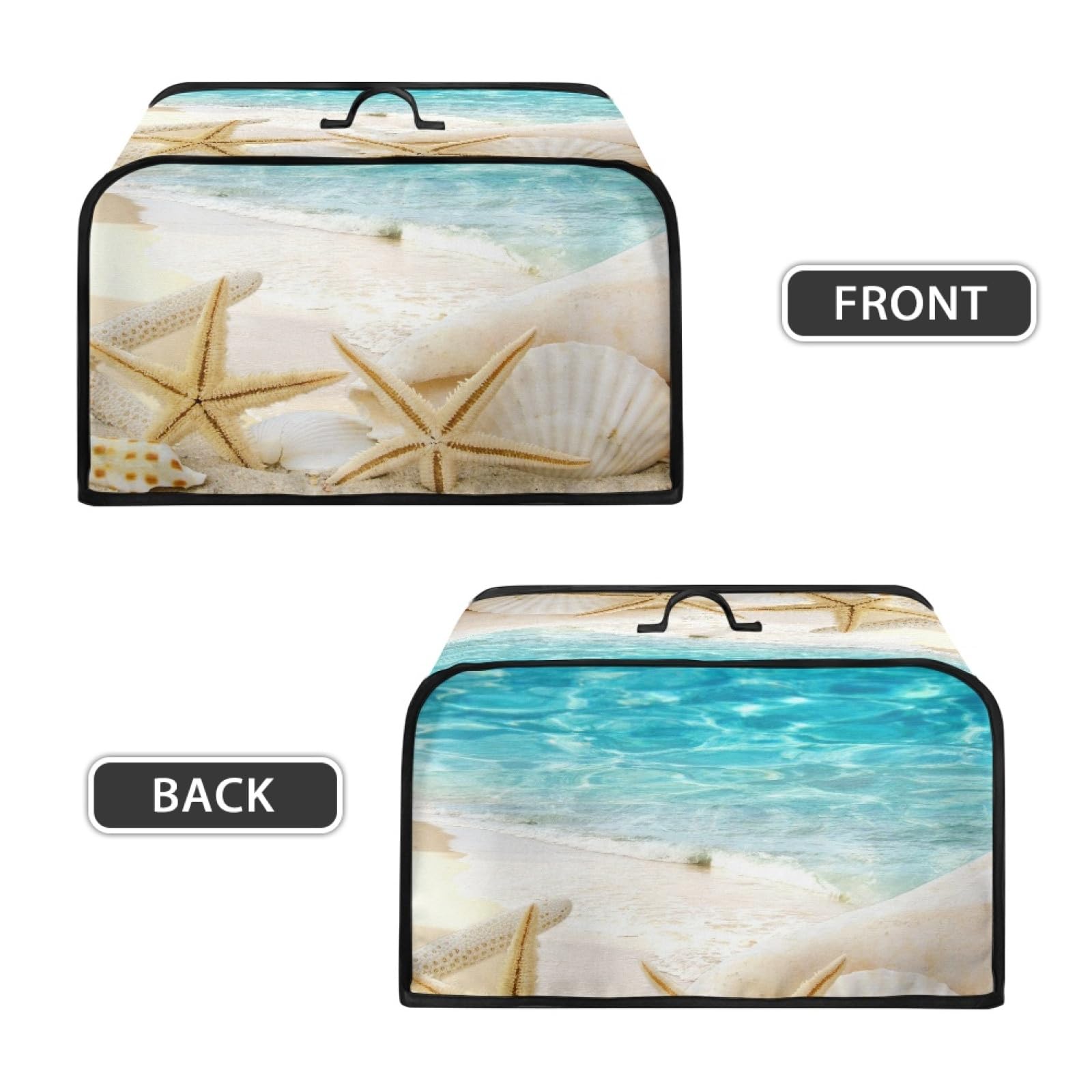 Чехол Wanyint Beach Print Casual Slow Cooker Compatible with Dutch Oven, фото №6