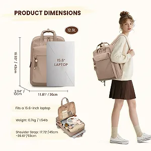 Рюкзак для ноутбука GOLF QUALITY 15.6" Black Apricot Elegant brown synthetic.ua - Фото 1