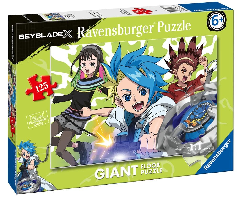 Пазл Ravensburger Beyblade 125 деталей 6+ 70 x 50 см, фото №1