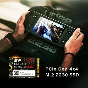 SSD Silicon Power UD90 SU01KGBP44UD9007MM 1 ТБ 2230 NVMe 4.0 Gen4 PCIe M.2 5,000/3,200 МБ/с synthetic.ua - Фото 1
