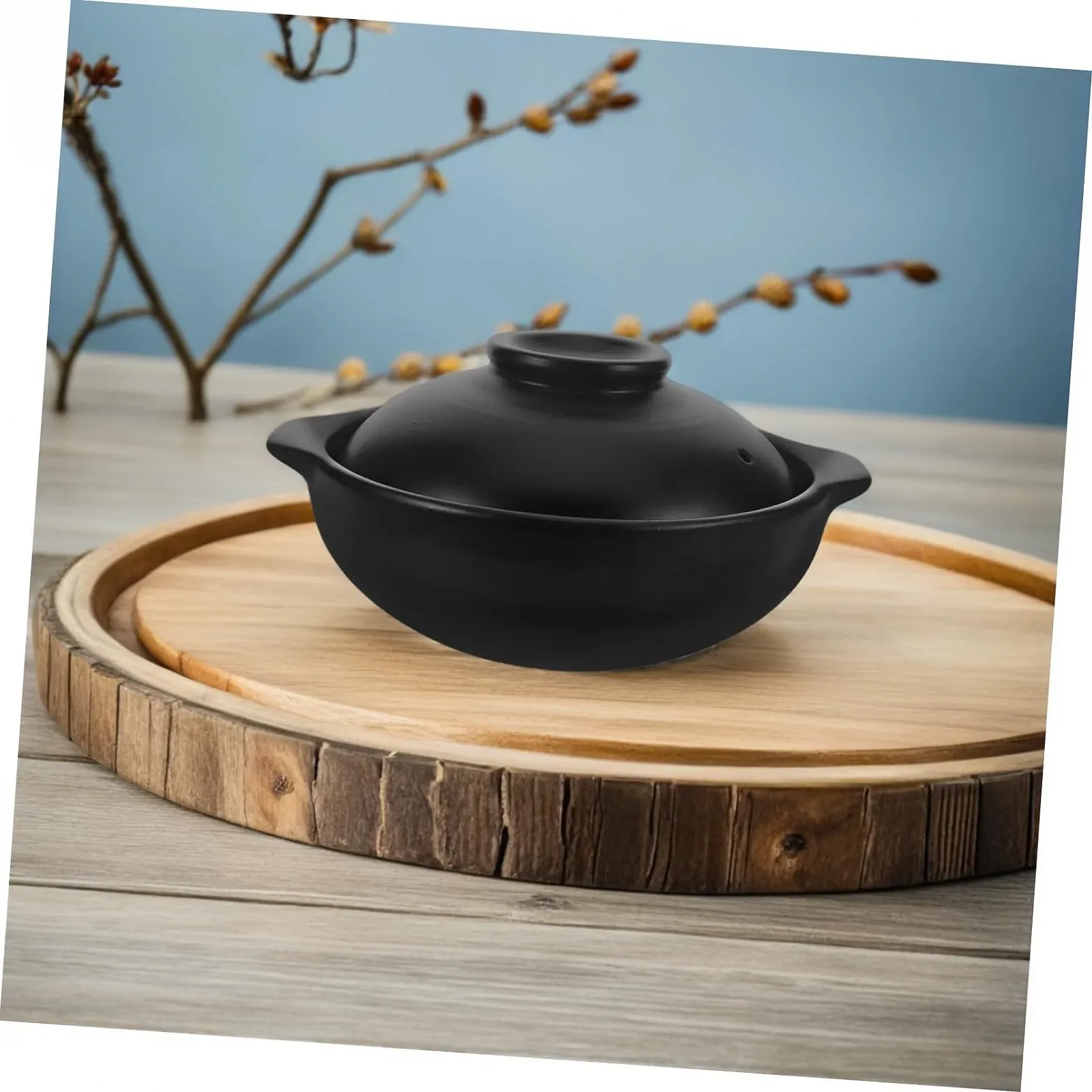 Глиняная кастрюля GLEAVI Chinese Ceramic Жаростойкая Суповая, фото №6