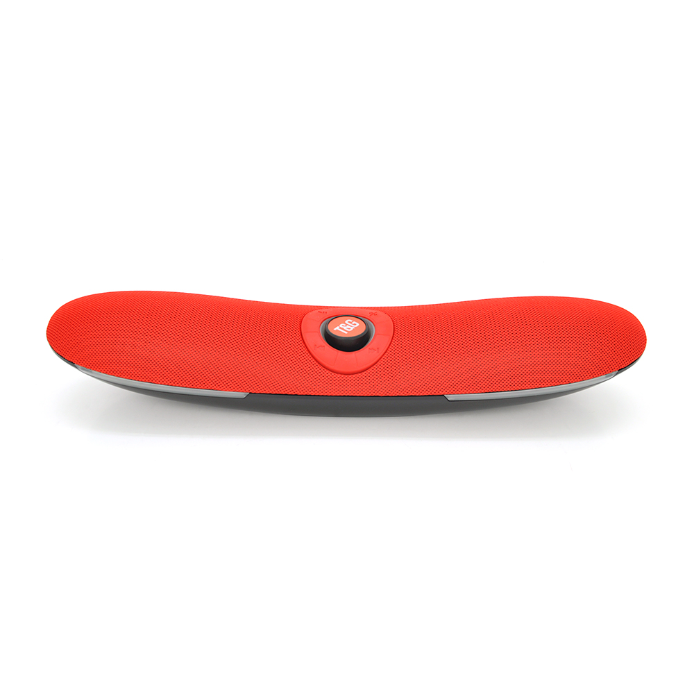 Колонка TG027 Bluetooth 4.1 до 10m 2х3W 4Ω 1200mAh 90dB TF card/USB DC 5V Red, фото №1