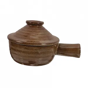 Кастрюля для микроволновой печи TOYANDONA Керамическая с крышкой Термостойкая - Фото 1