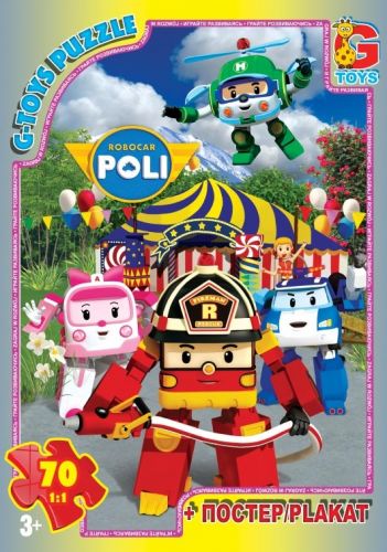 Пазлы Робокар Поли 70 эл [tsi22491-TSI], фото №1